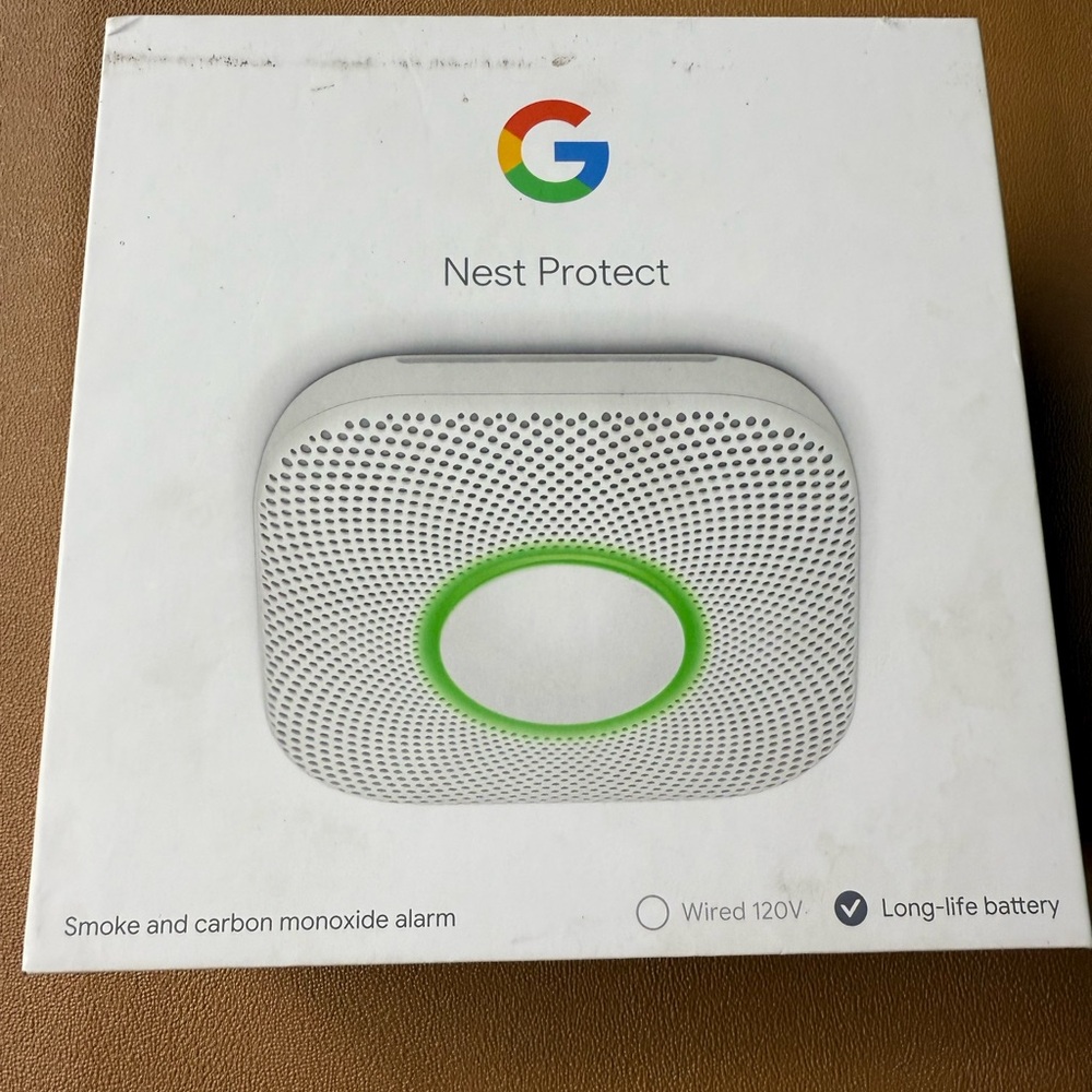 Google Nest Protect - Smoke Alarm - Smoke Detector  Carbon Monoxide Detector